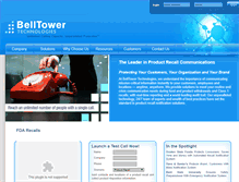 Tablet Screenshot of belltowertech.com